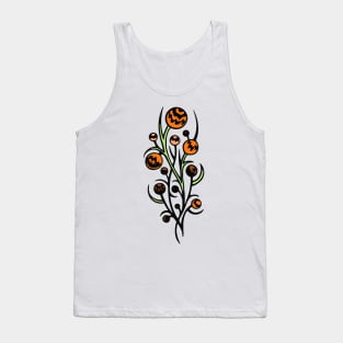 Flower Abstract Vintage Design Tank Top